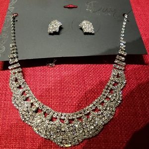 By the Bay earrings and necklace stone set